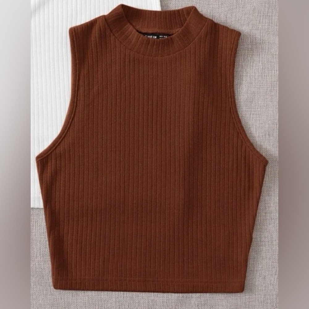 SHEIN EZwear‎ Rib-knit Tank Top